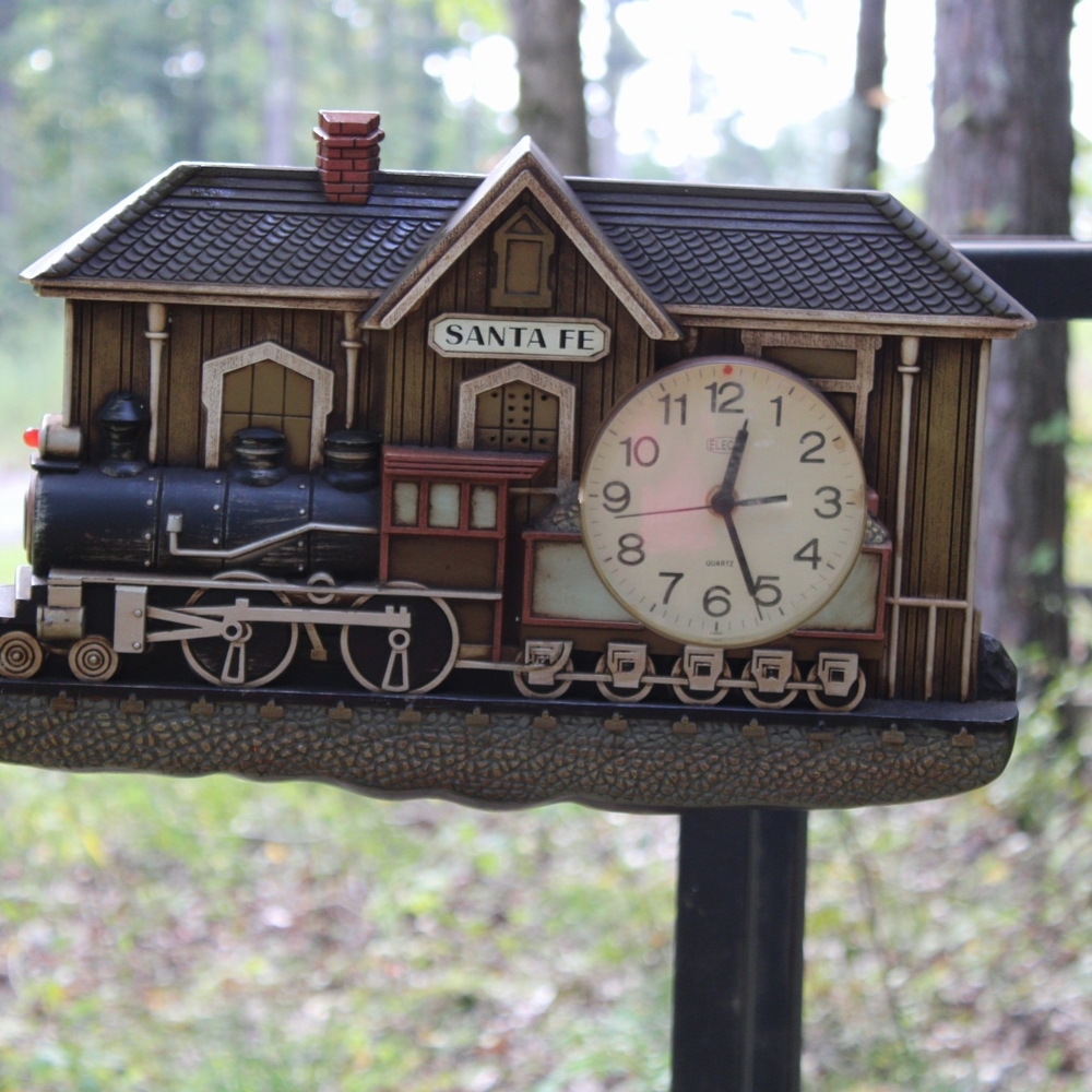 Vintage Train Station Wall Clock
